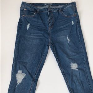Wild Fable distressed high rise skinny jeans sz 18